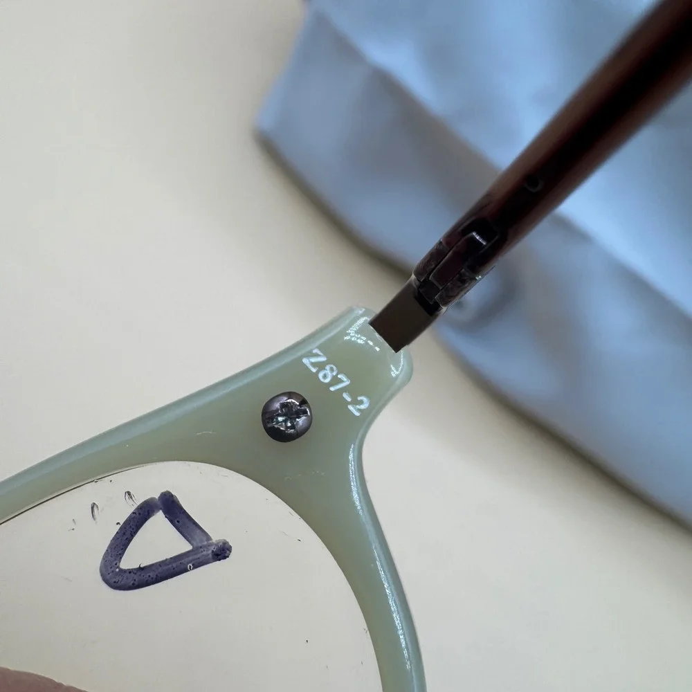 Hilco A2 High Impact Eyewear Frames Brown Tan Oval SG110‎ 49-18-135 NOS New